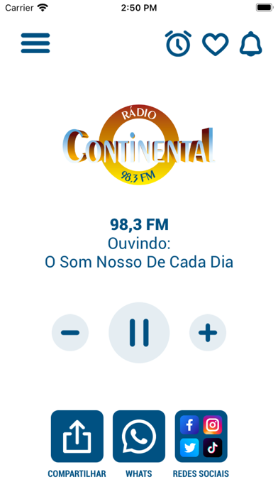 Rádio Continental - 98,3 FM Screenshot
