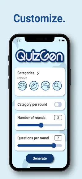 Game screenshot QuizGen mod apk