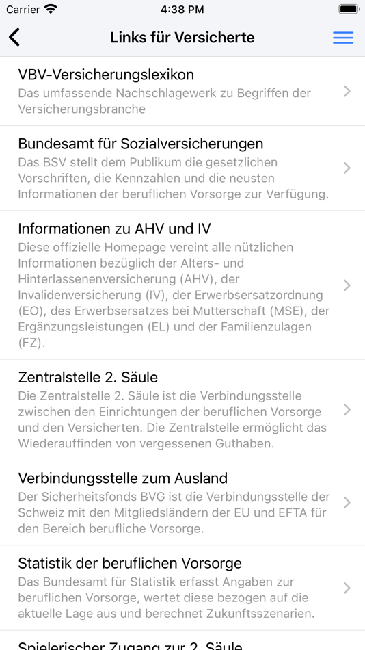 #3. iBVG (iOS) Podle: Pittet Communication SA