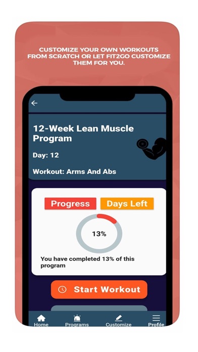 Calories Calculator & Workouts Screenshot