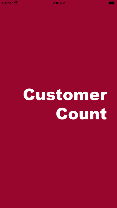 Customer Count Screenshot