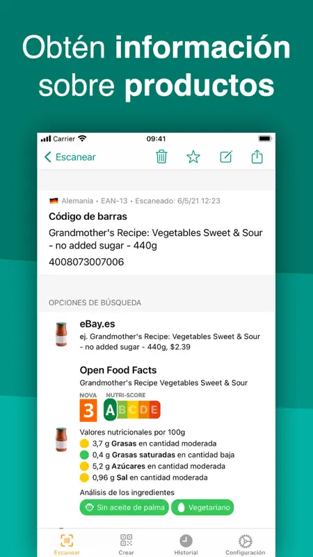 Lector código QR y barras screenshot 4 of 10