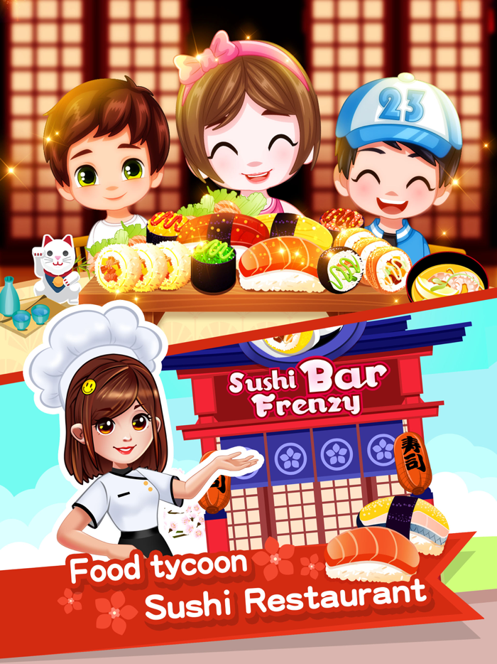 Sushi Bar Frenzy-cooking games