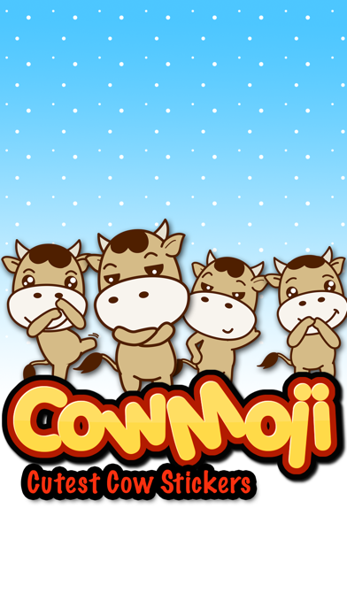 CowMoji Cutest Cow Stickers Screenshot