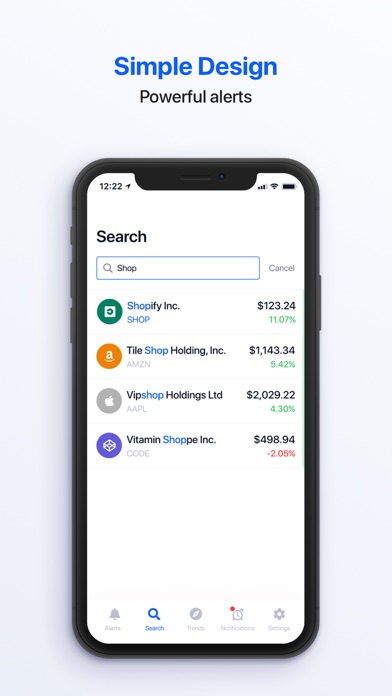Stock Alarm - Alerts, Tracker Screenshot