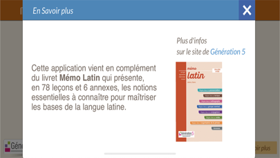 Mémo Latin Screenshot