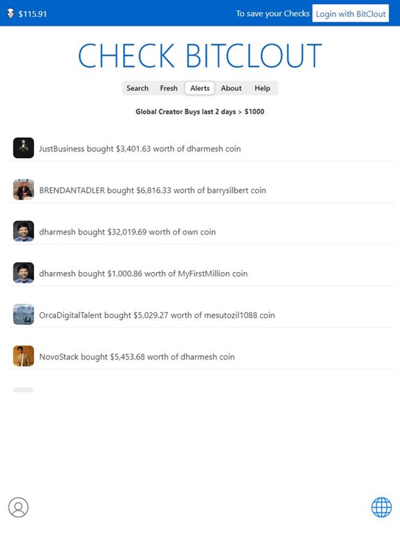 Screenshot #5 pour CheckBitClout