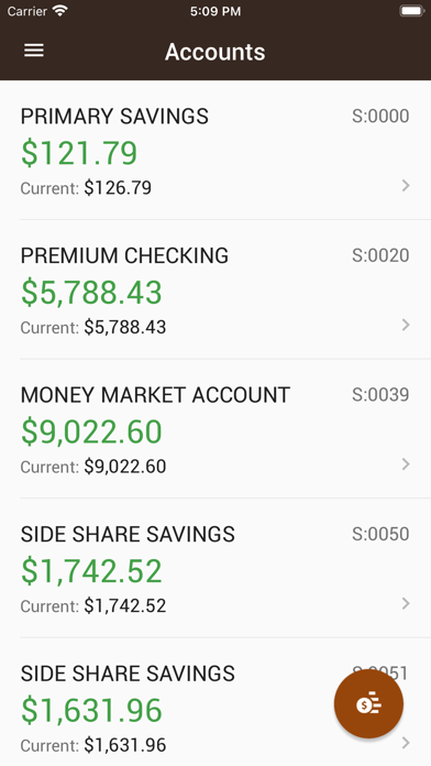 OUR Credit Union Screenshot