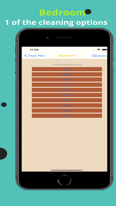 Handy House Cleaner App Screenshot