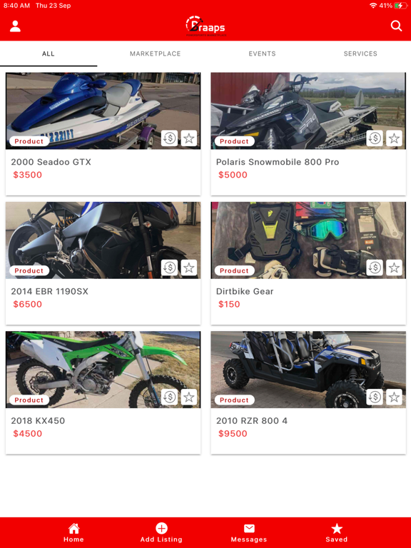 Screenshot #5 pour Braaps - Powersports Market