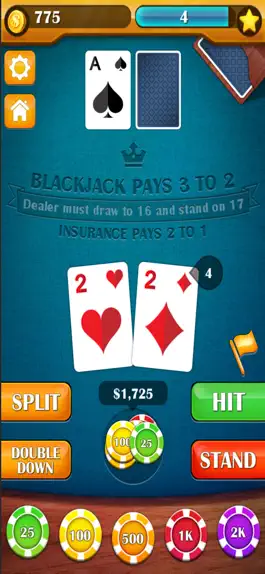 Game screenshot Blackjack 21! Casino Card Game hack