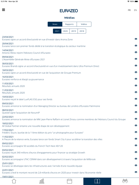 Screenshot #6 pour Eurazeo for Shareholders
