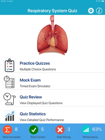 Respiratory System Quizzesのおすすめ画像1