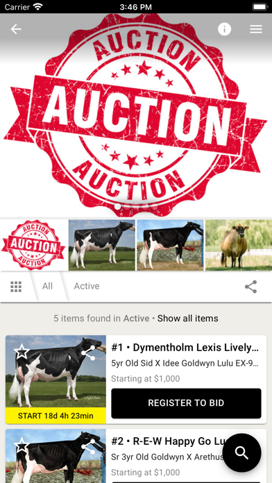 Wolf Auction Group Screenshot