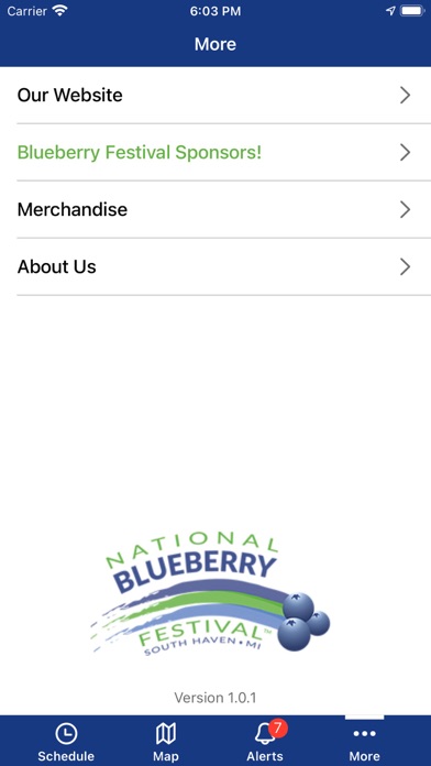 Screenshot 4 of South Haven Blueberry Festival App