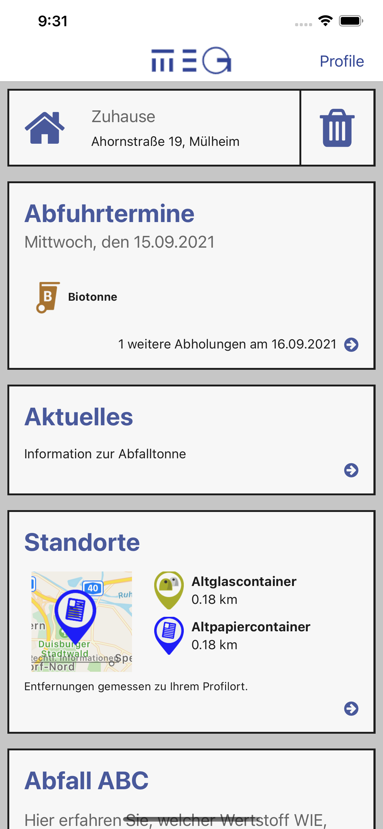 abfallApp MEG
