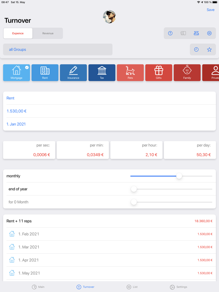 Live Budget - Money Manager