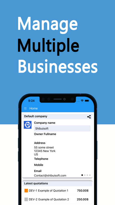 PragmaQuote: Quotes & Invoices Screenshot