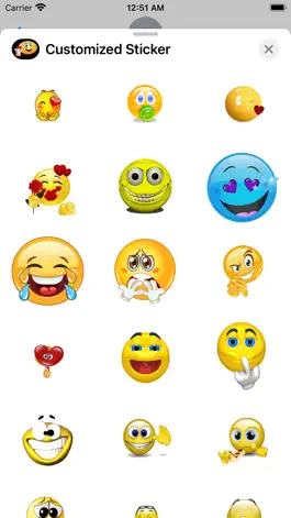 Game screenshot Customized Sticker hack