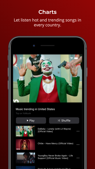 YoMuzik - Music Streaming Screenshot