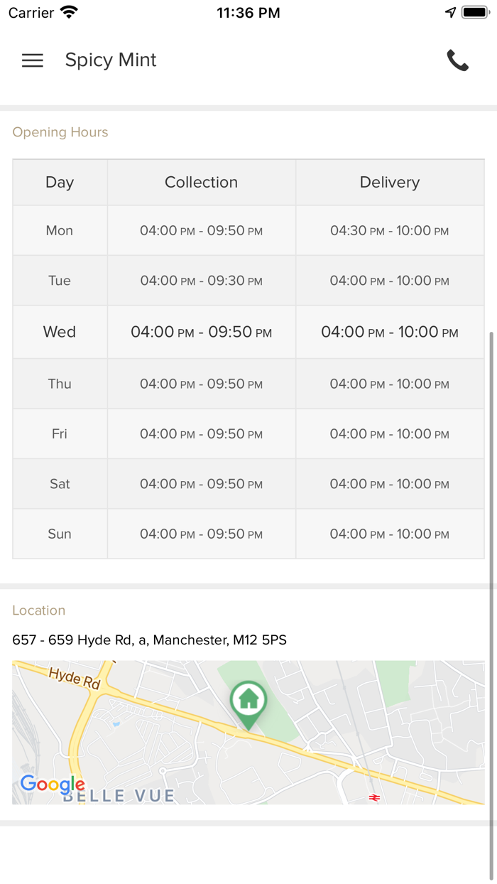 Spicy Mint Manchester