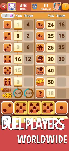Game screenshot Yatzy-social dice game mod apk