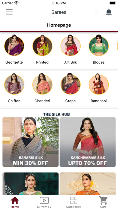 Sarees Online Shopping Screenshot