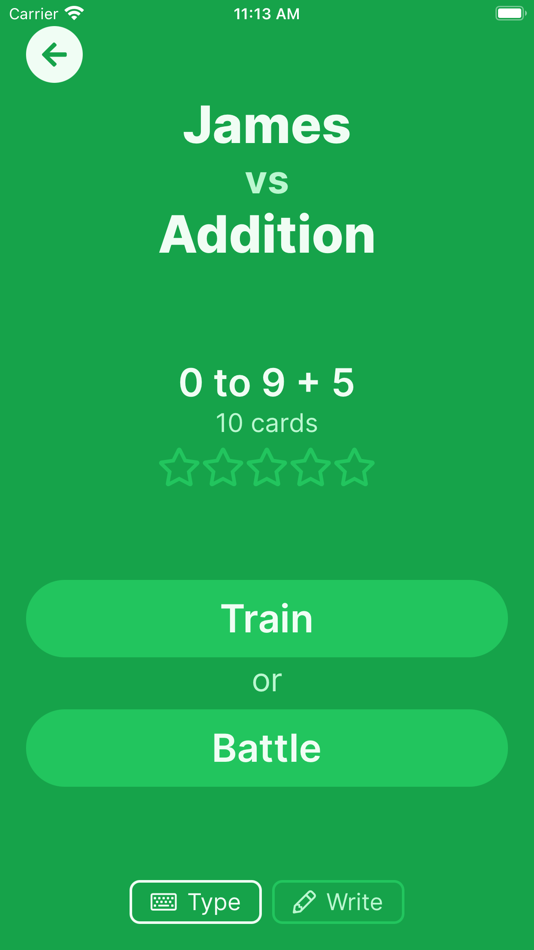 #3. Flash Card Battle (iOS) 由: Benjamin Blakely
