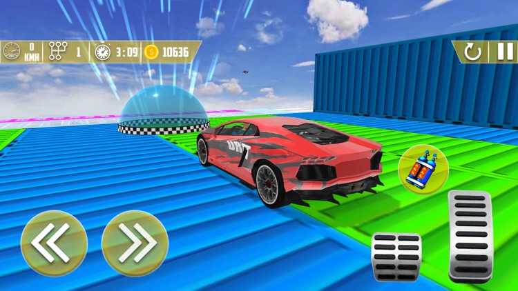 Muscle Car Mega Ramp Stunts screenshot-3