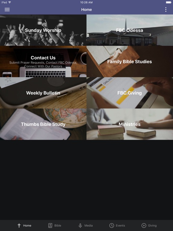 FBC Odessa iPad screenshot 1 - Education app