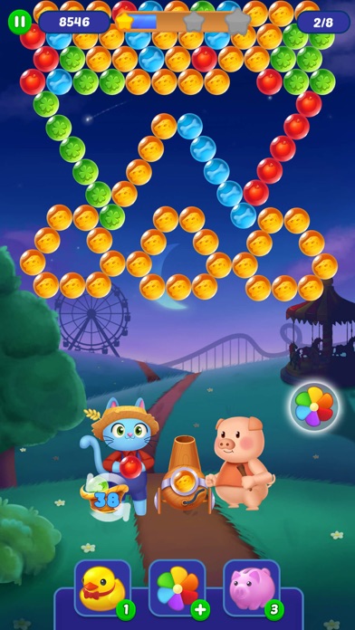 Shoot Bubble Deluxe Cat Screenshot