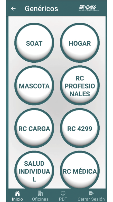 VIVAX Seguros Screenshot