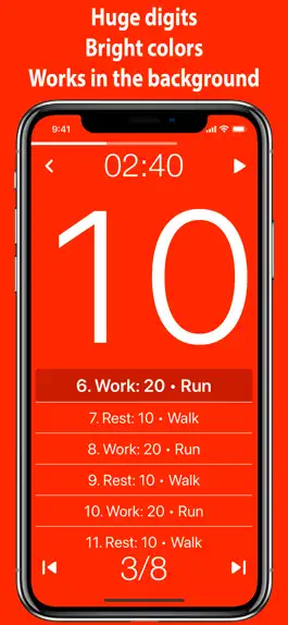 Game screenshot Tabata Timer: Interval Timer. apk