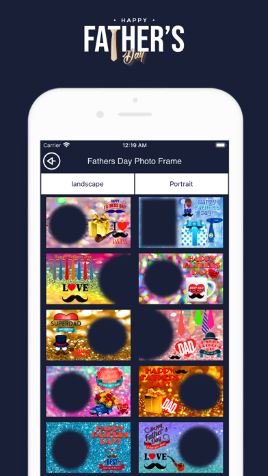 Happy Father's day photo frame Screenshot