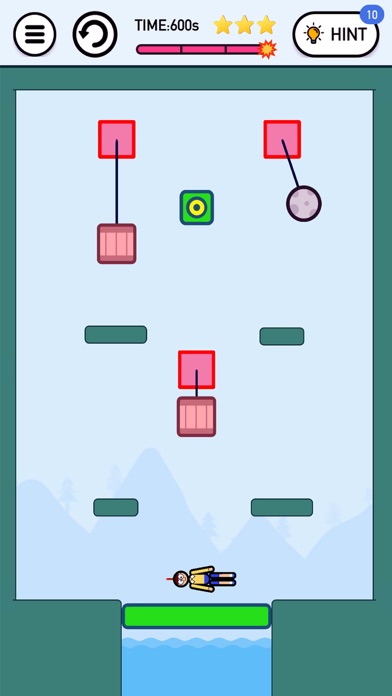 Rescue Cut! Rope Fire Puzzle! Screenshot