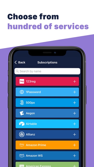 Screenshot #3 pour Paiva - Track subscriptions