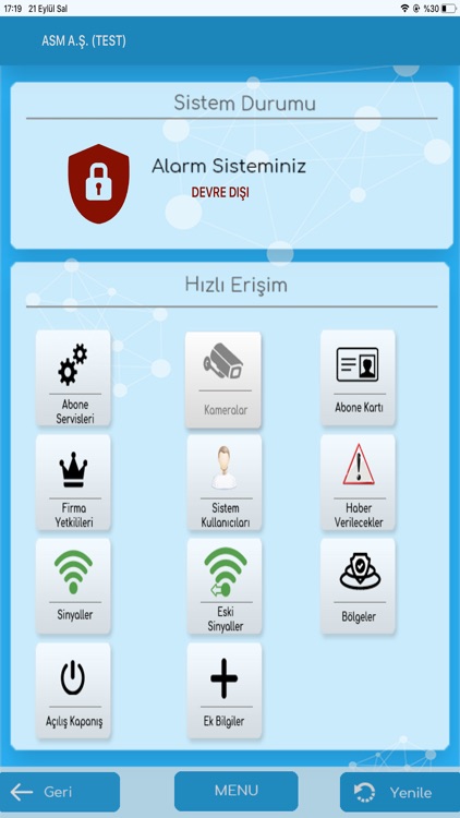 ASM Alarm Sinyal Takibi