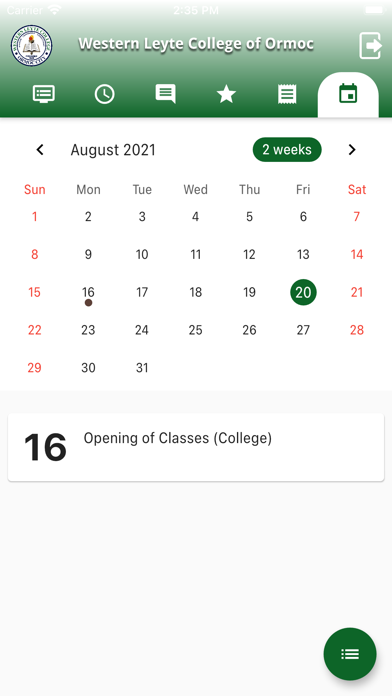 Western Leyte College of Ormoc Screenshot