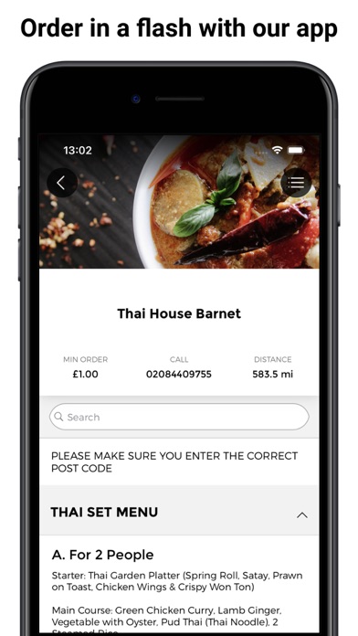 Thai House Barnet Screenshot