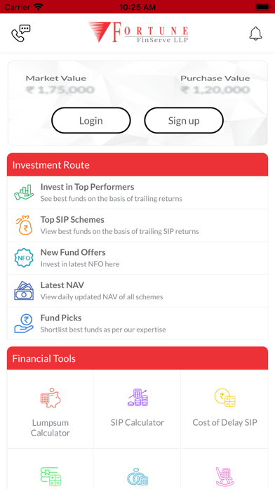 Fortune Finserve Screenshot