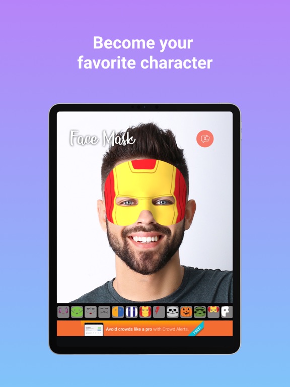 Screenshot #5 pour Face Mask - Augmented Reality
