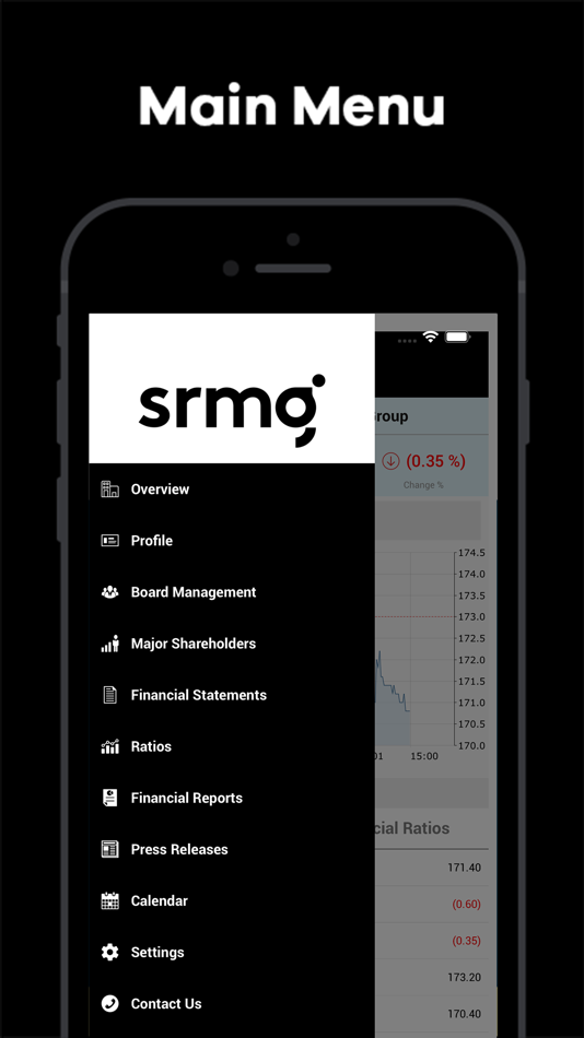 #5. SRMG IR App (iOS) Podle: ARGAAM INVESTMENT TRADING COMPANY