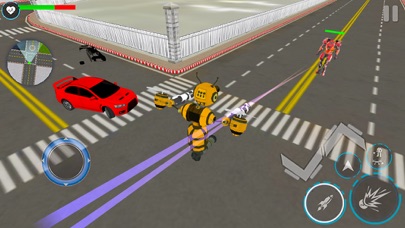 Bee Robot Car Transform Game Screenshot