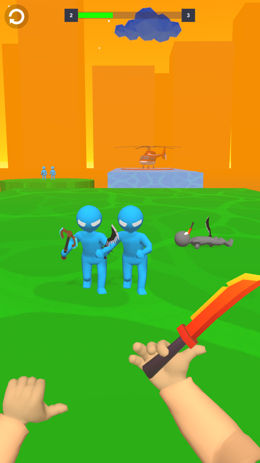 #2. Sword Hit 3D - Knife Slice All (iOS) 由: Pham Lien Hieu