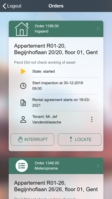 Planon Rental Assessor Screenshot