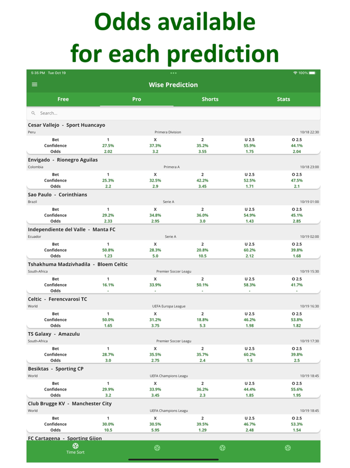 Soccer Betting Tips Prediction