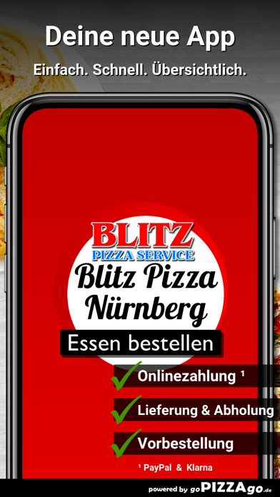 Blitz Pizza Service Nürnberg screenshot 1