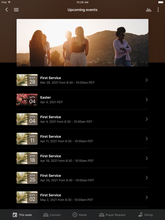 New Horizon Christian iPad screenshot 1 - Education app