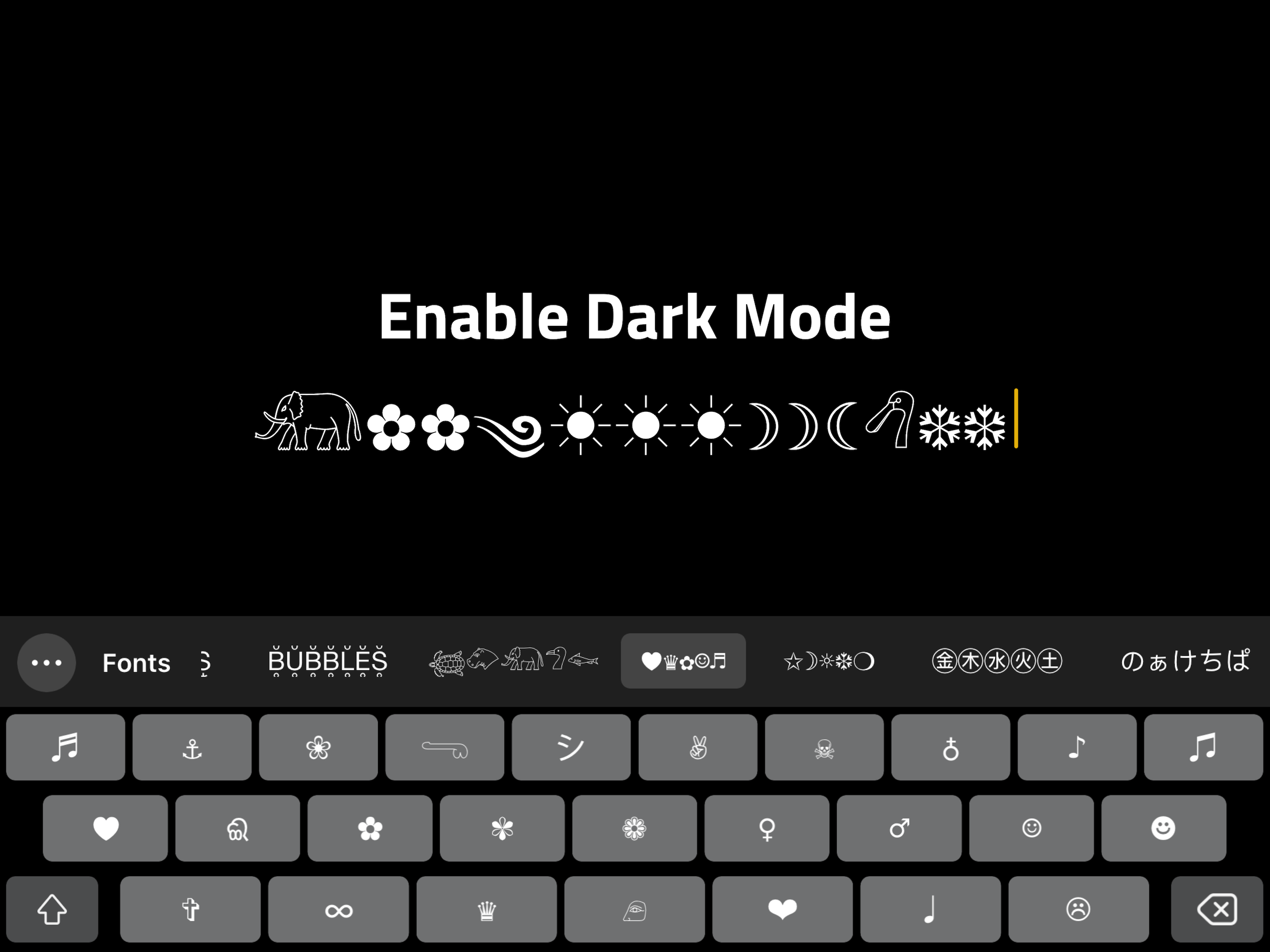 Fonts keyboard - for iPhones screenshot 4