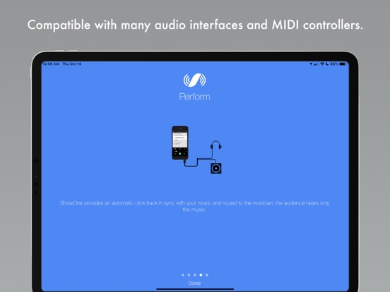 ShowOne - Pro Backing Tracks iPad screenshot 8 - Music app